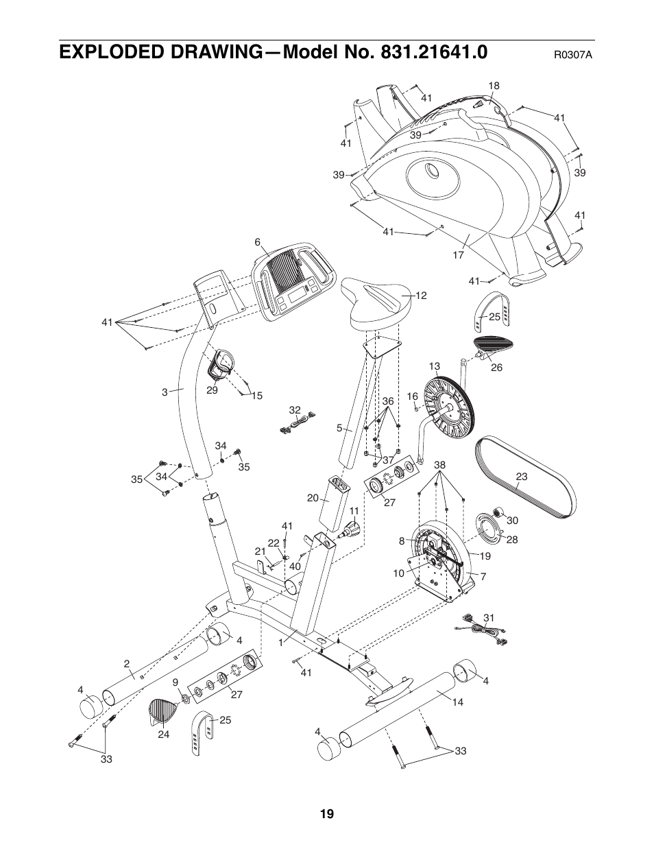 ProForm XP 100 U 831.21641.0 User Manual | Page 19 / 20