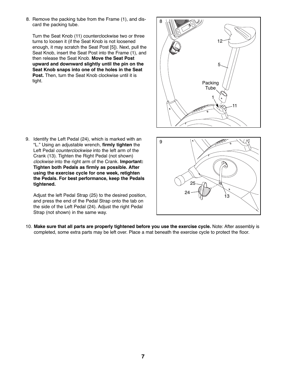 ProForm XP 100 U 831.21641.0 User Manual | Page 7 / 20