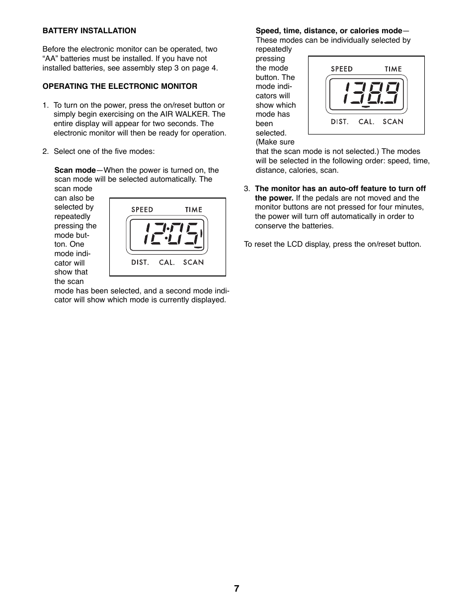 ProForm PFAW75070 User Manual | Page 7 / 12