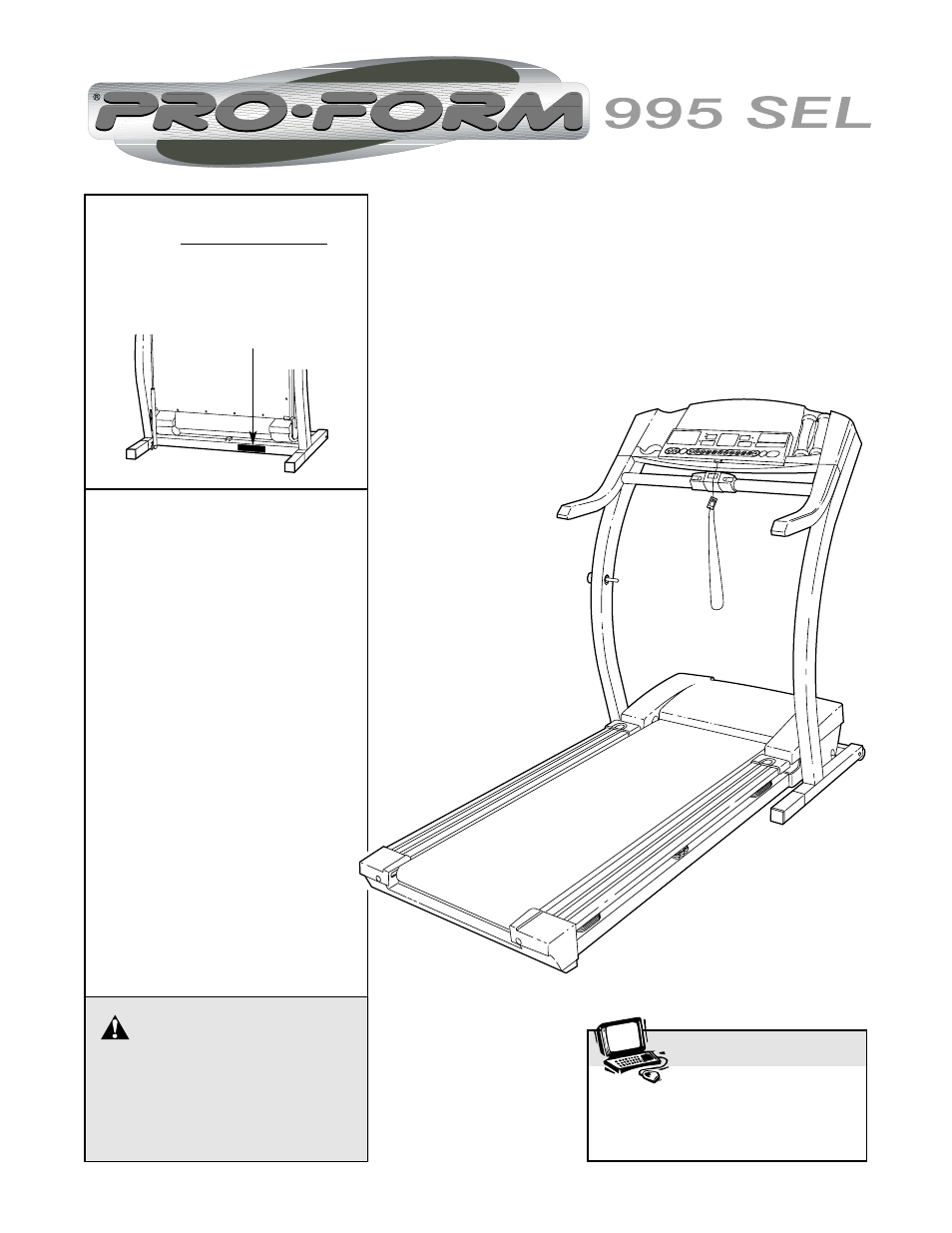 ProForm PFTL99600 User Manual | 26 pages