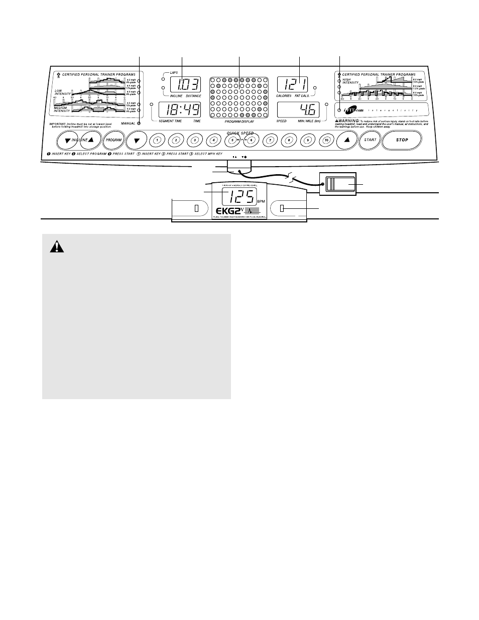 Caution | ProForm PFTL99600 User Manual | Page 9 / 26