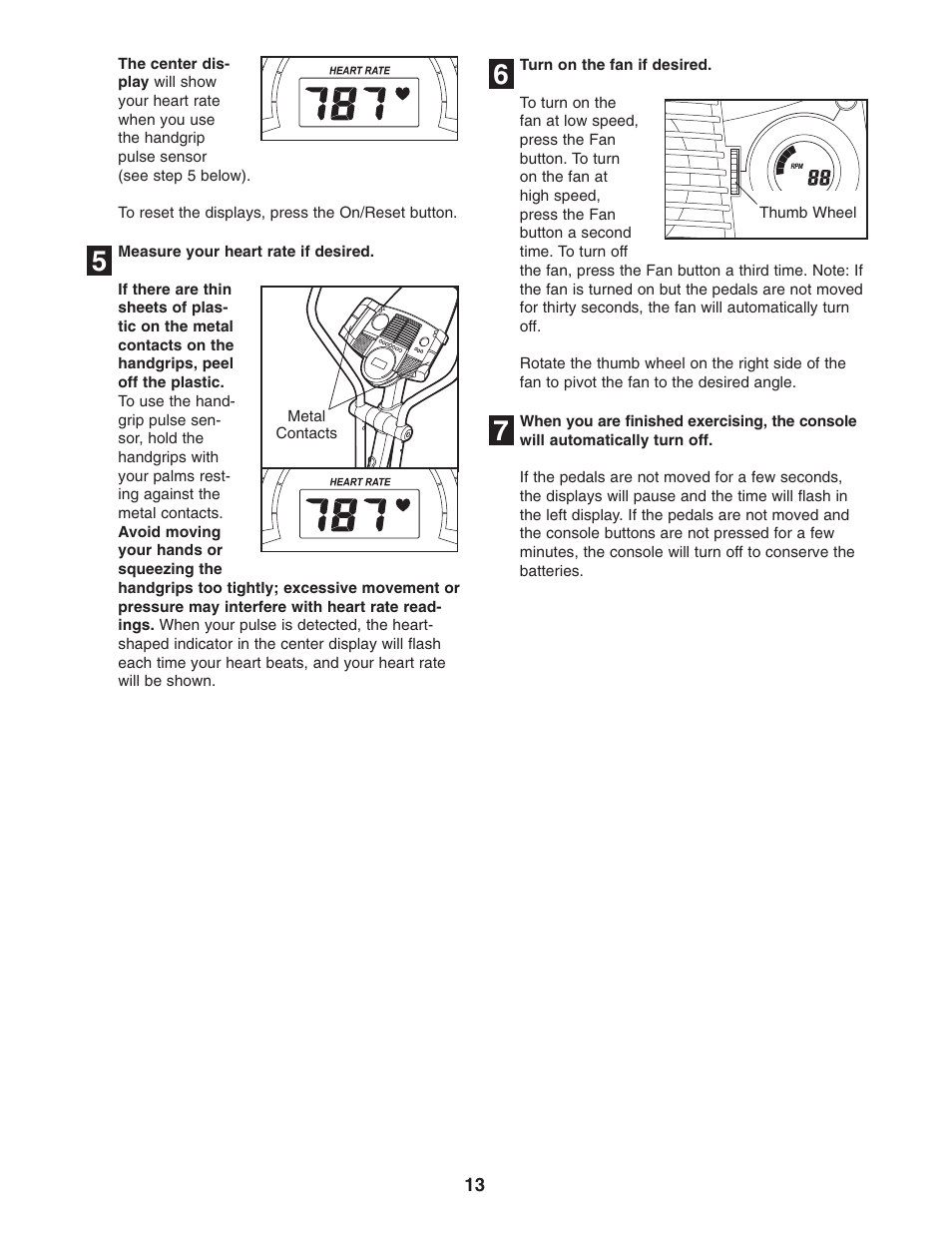 ProForm PFEL71031 User Manual | Page 13 / 24