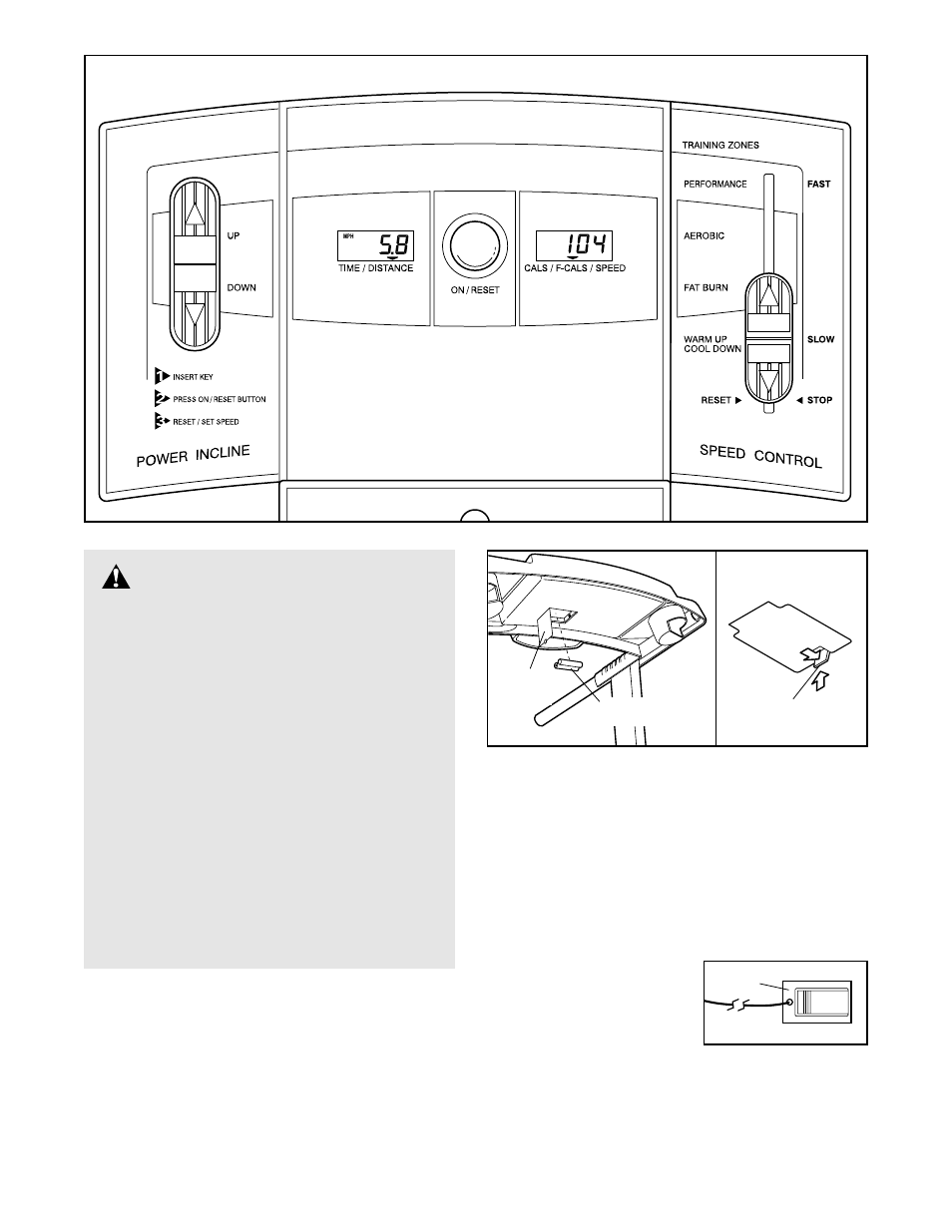 Caution | ProForm Crosswalk PFTL39710 User Manual | Page 8 / 19