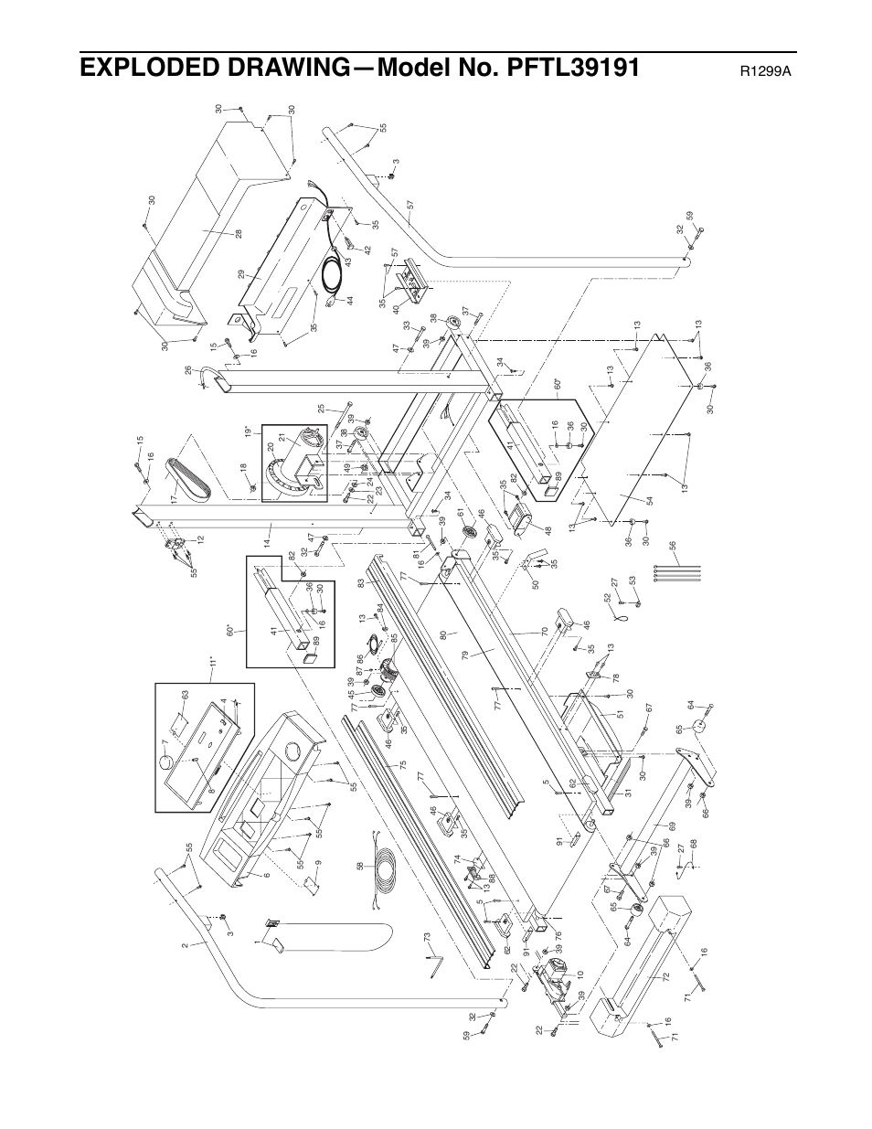 R1299a | ProForm 385c PFTL39191 User Manual | Page 17 / 18