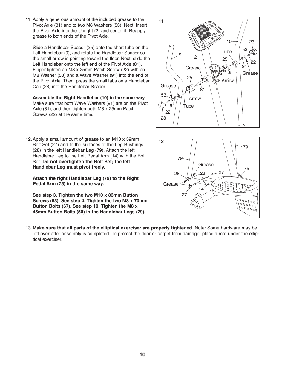 ProForm STRIDE SELECT PFEL3926.0 User Manual | Page 10 / 24