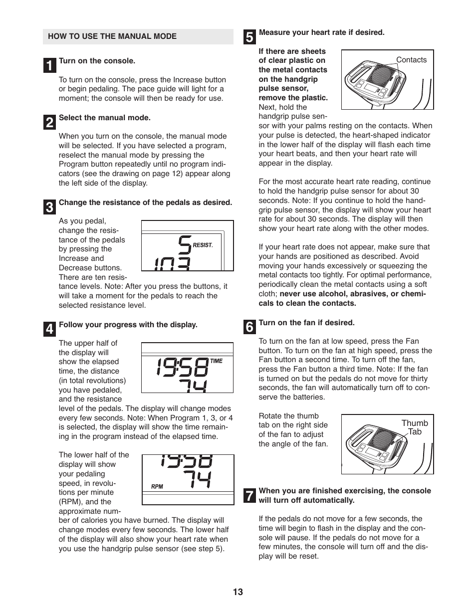 ProForm STRIDE SELECT PFEL3926.0 User Manual | Page 13 / 24