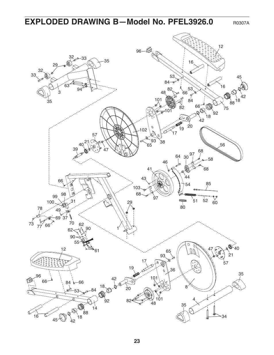 ProForm STRIDE SELECT PFEL3926.0 User Manual | Page 23 / 24