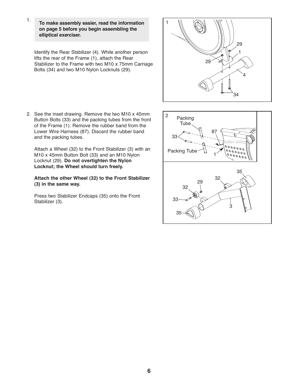 ProForm STRIDE SELECT PFEL3926.0 User Manual | Page 6 / 24