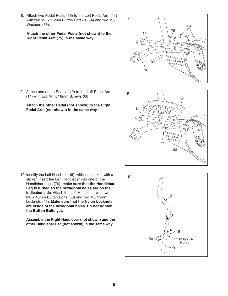 ProForm STRIDE SELECT PFEL3926.0 User Manual | Page 9 / 24