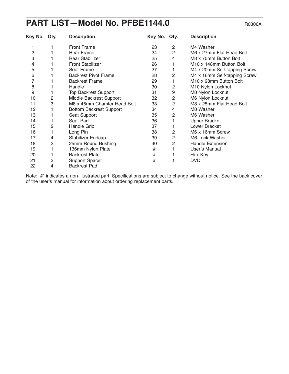 ProForm PFBE1144.0 User Manual | Page 14 / 16