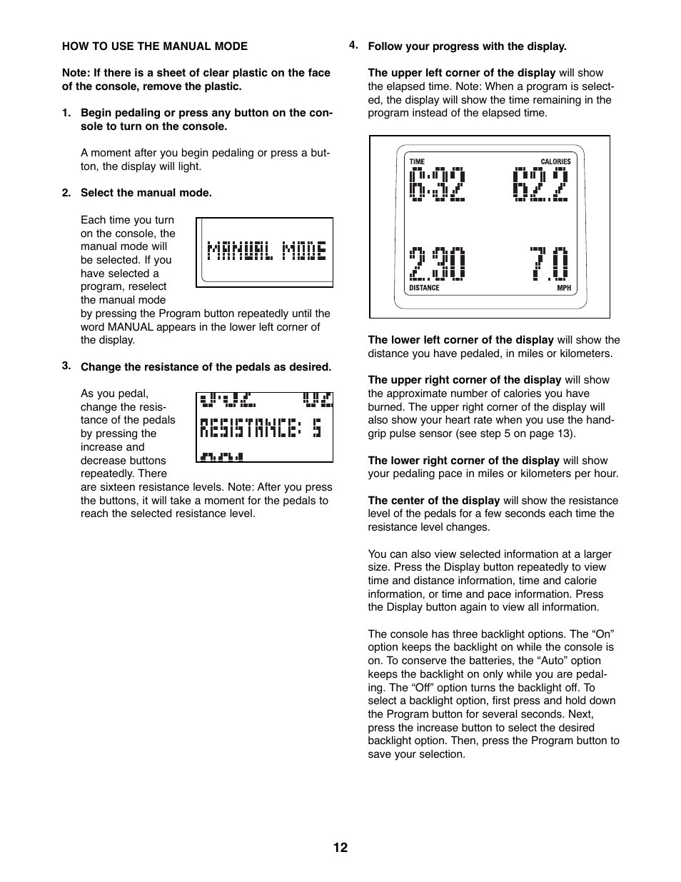 ProForm 450 UR PFEX44177.2 User Manual | Page 12 / 24