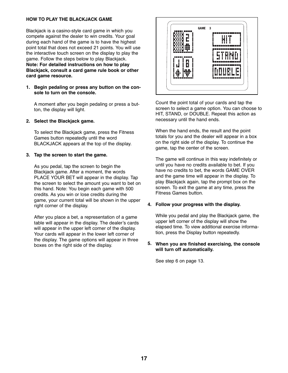 ProForm 450 UR PFEX44177.2 User Manual | Page 17 / 24