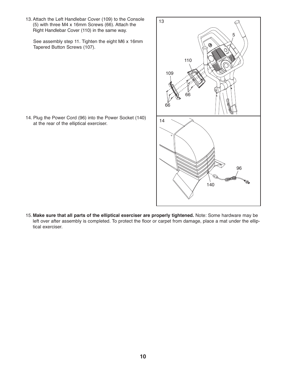 ProForm PFEL13032 User Manual | Page 10 / 28