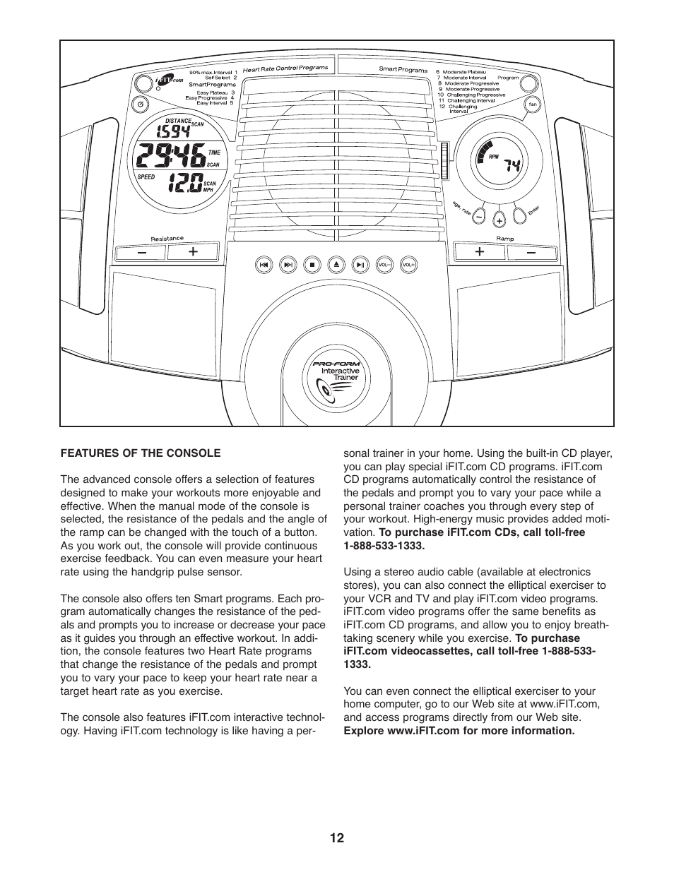 ProForm PFEL13032 User Manual | Page 12 / 28