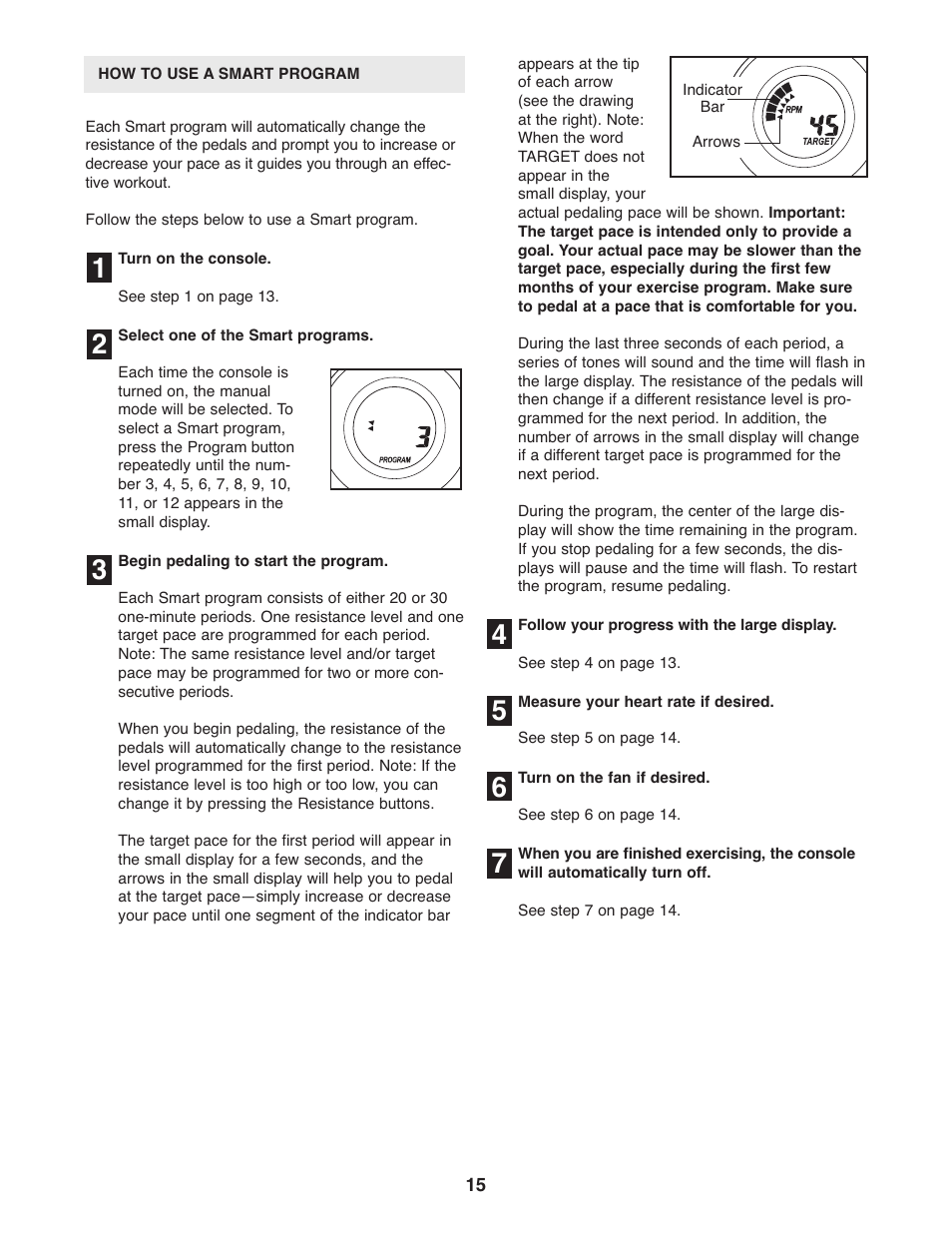 ProForm PFEL13032 User Manual | Page 15 / 28