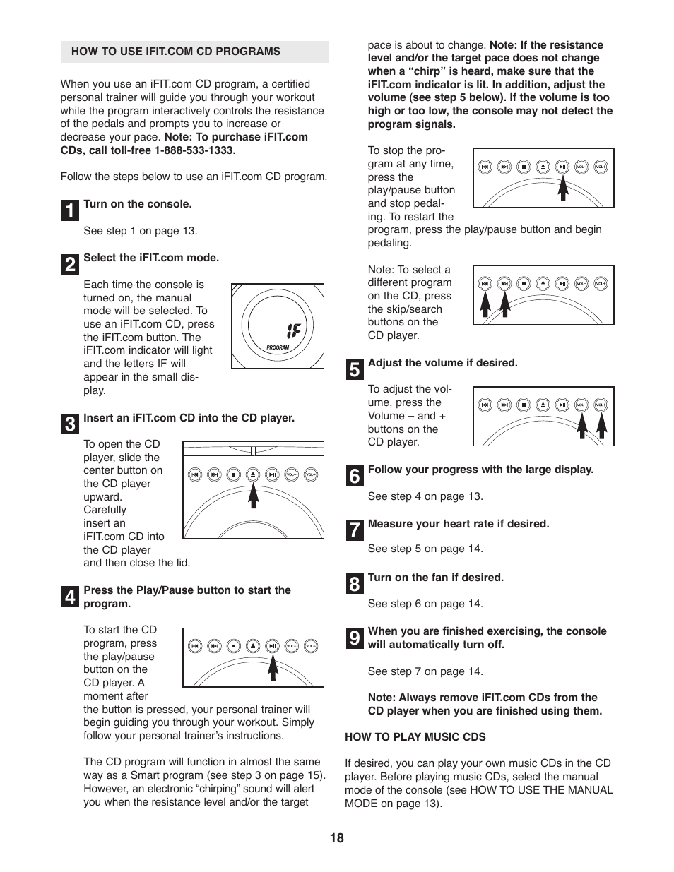 ProForm PFEL13032 User Manual | Page 18 / 28