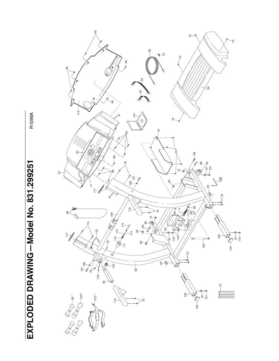 R1099a | ProForm 831.299251 User Manual | Page 25 / 26