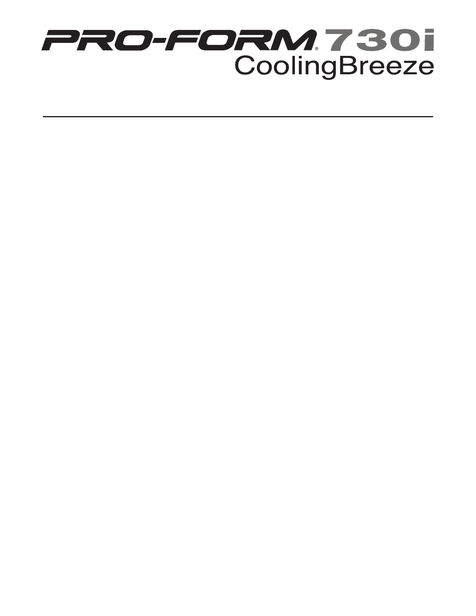 ProForm 730i PFTL71430 User Manual | Page 2 / 30