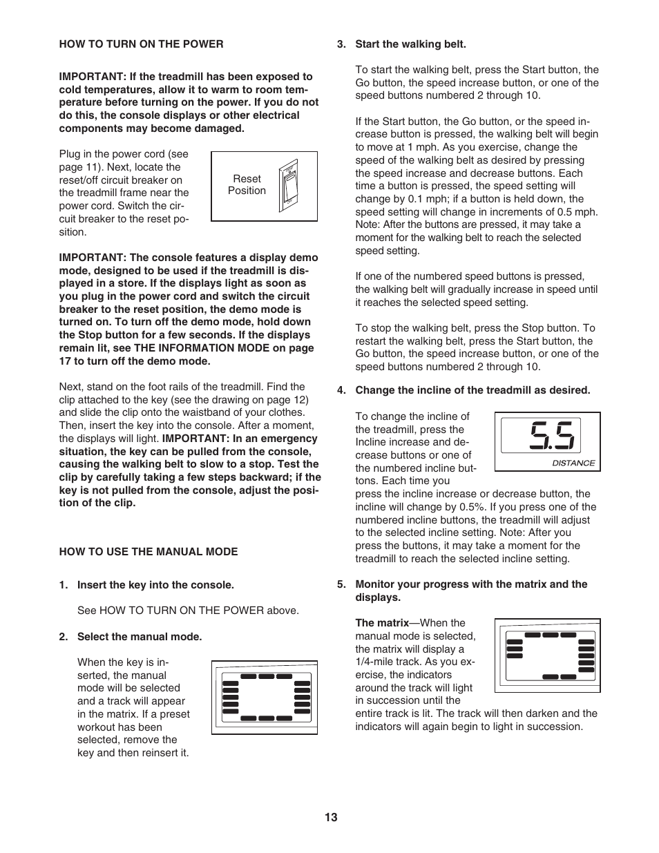 ProForm XP 615 831.24745.3 User Manual | Page 13 / 28