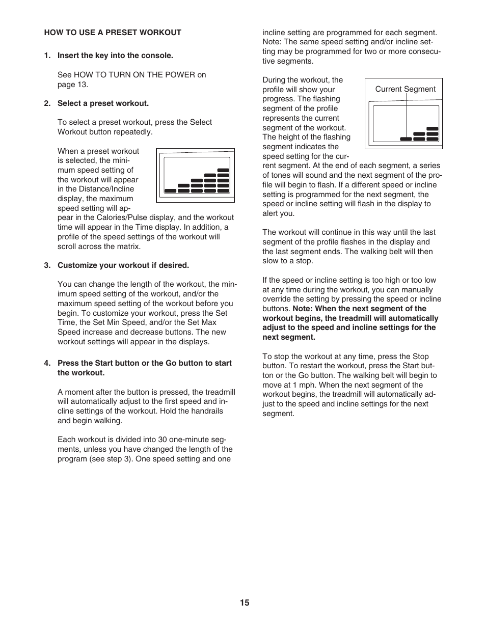 ProForm XP 615 831.24745.3 User Manual | Page 15 / 28