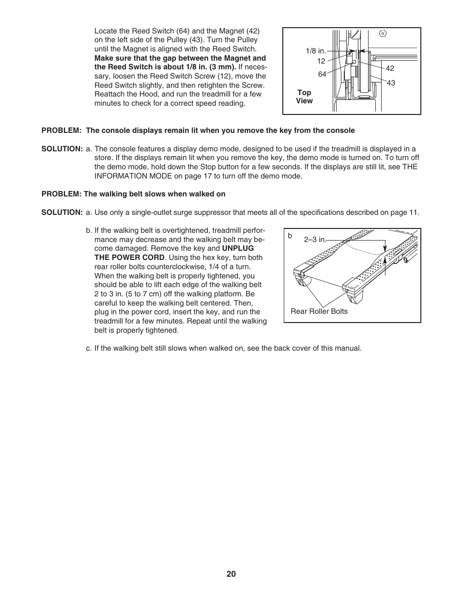 ProForm XP 615 831.24745.3 User Manual | Page 20 / 28