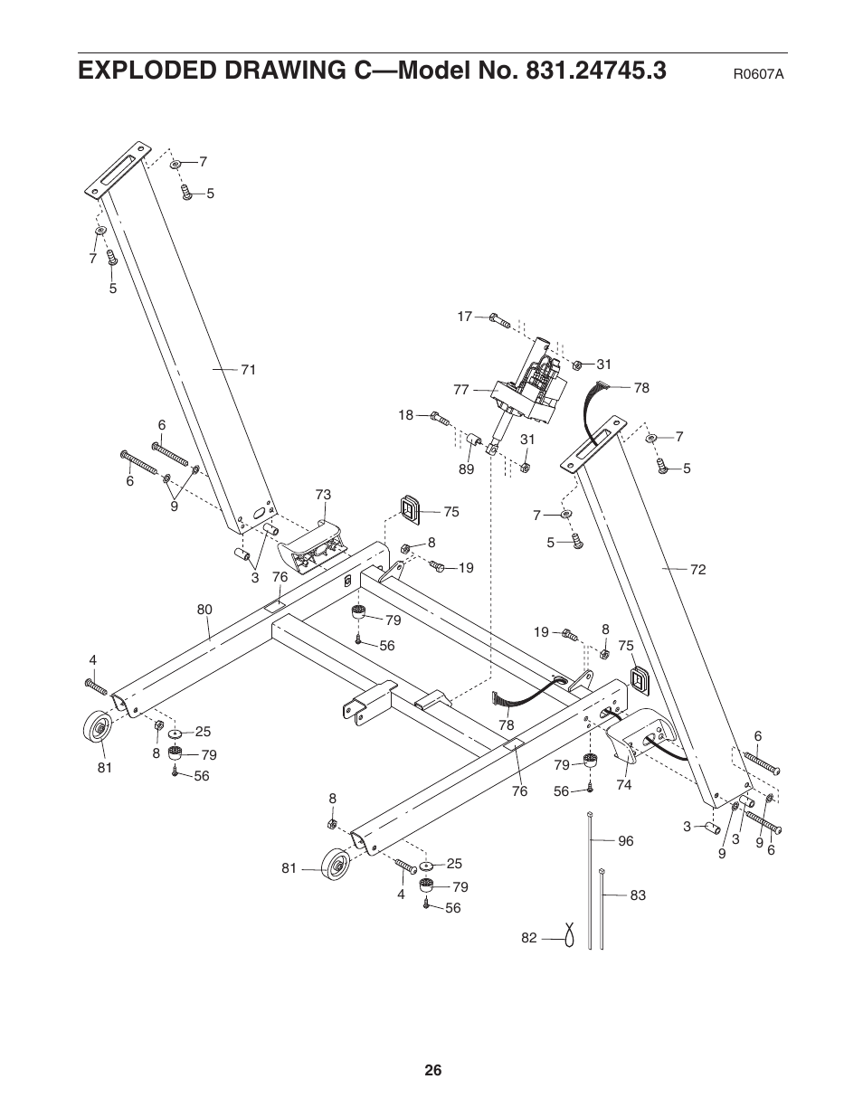 ProForm XP 615 831.24745.3 User Manual | Page 26 / 28