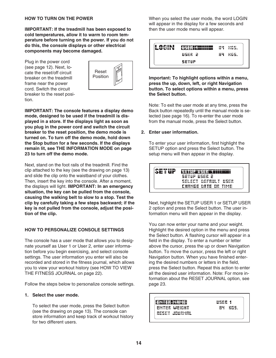 ProForm 3.8 PATL40707.0 User Manual | Page 14 / 36