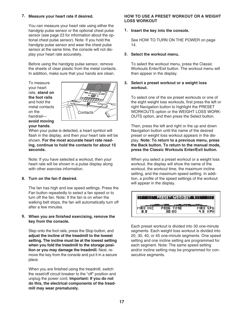 ProForm 3.8 PATL40707.0 User Manual | Page 17 / 36