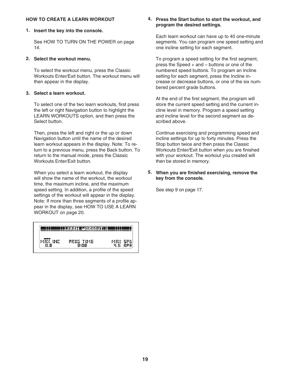 ProForm 3.8 PATL40707.0 User Manual | Page 19 / 36