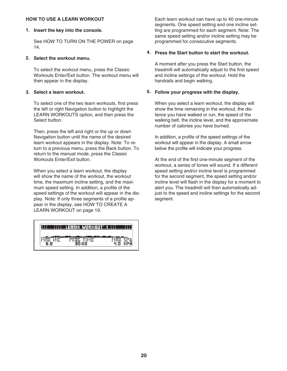 ProForm 3.8 PATL40707.0 User Manual | Page 20 / 36