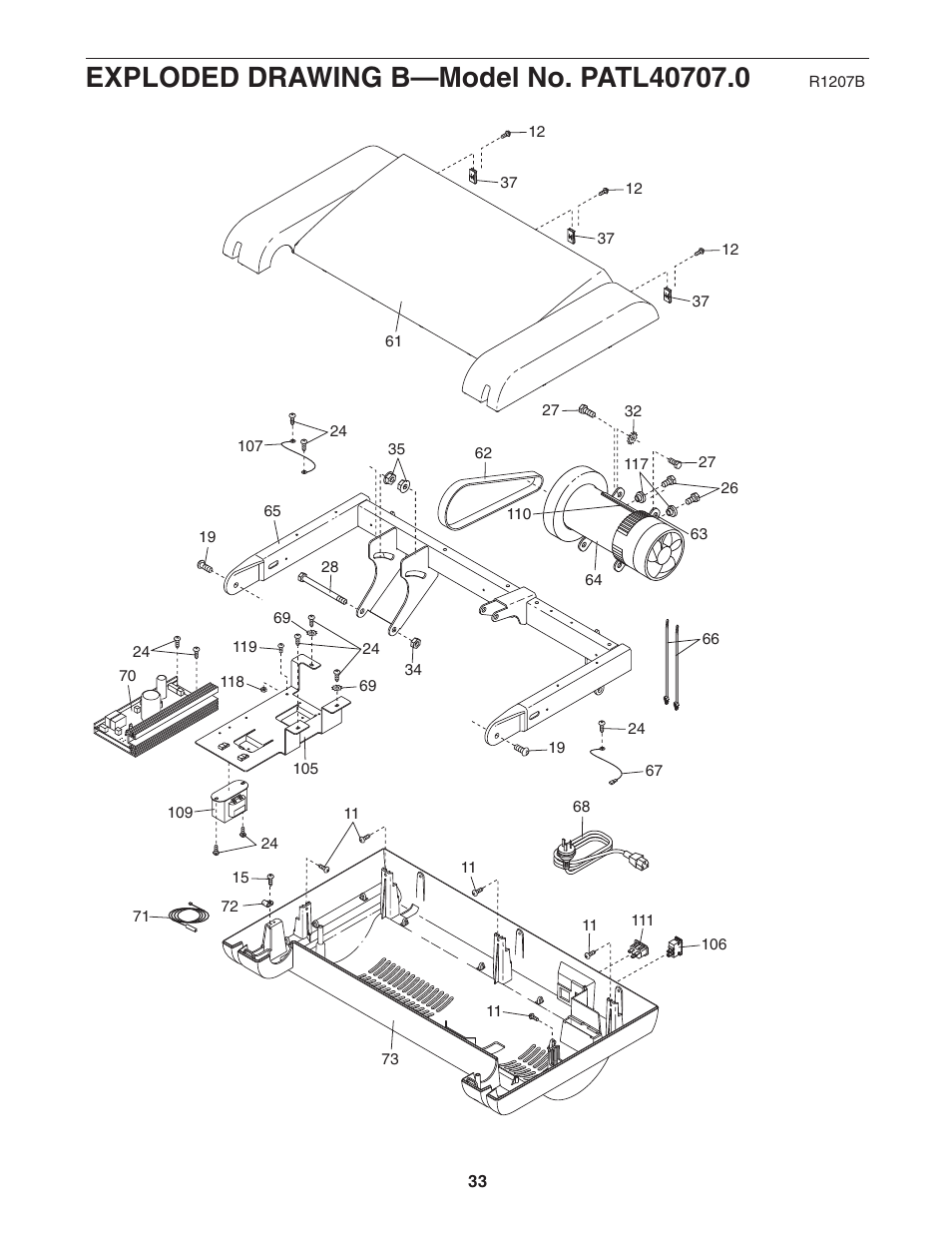 ProForm 3.8 PATL40707.0 User Manual | Page 33 / 36