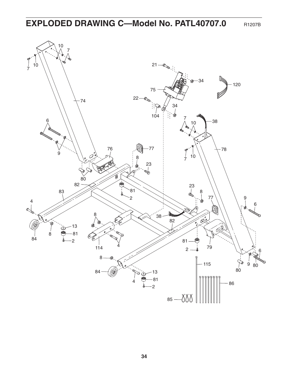 ProForm 3.8 PATL40707.0 User Manual | Page 34 / 36