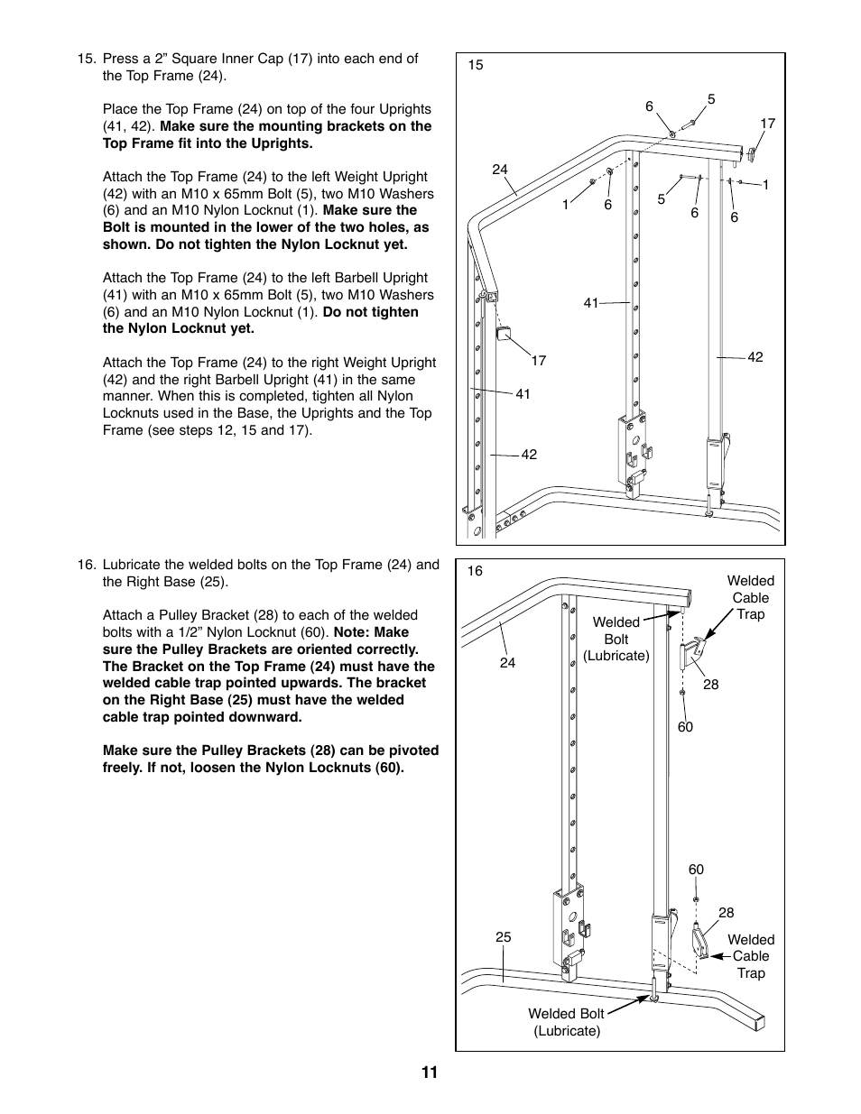 ProForm PFBE66080 User Manual | Page 11 / 22