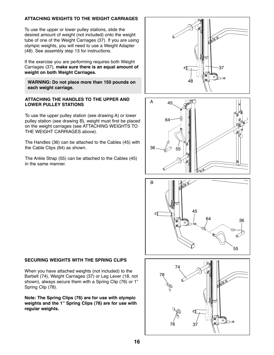 ProForm PFBE66080 User Manual | Page 16 / 22
