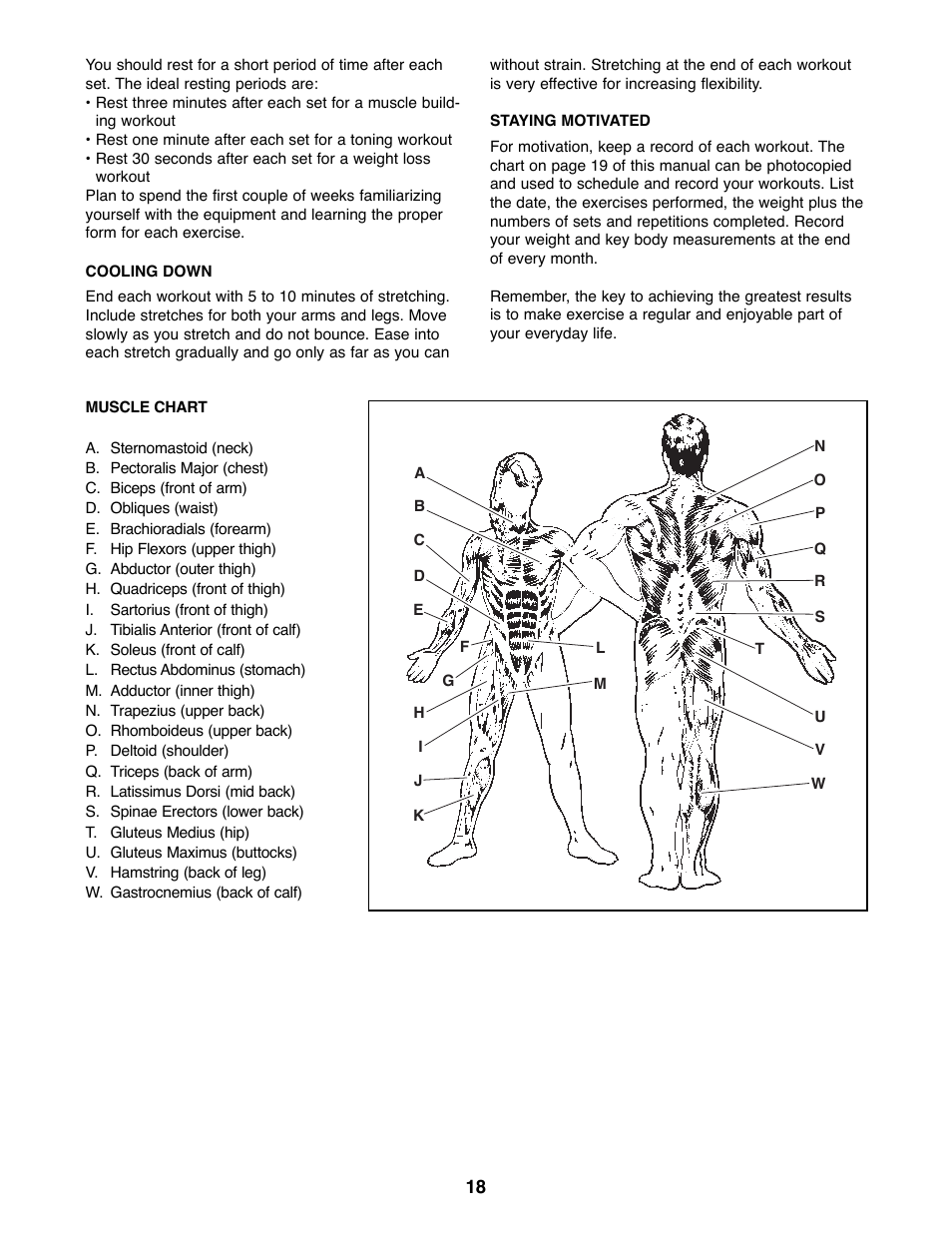 ProForm PFBE66080 User Manual | Page 18 / 22