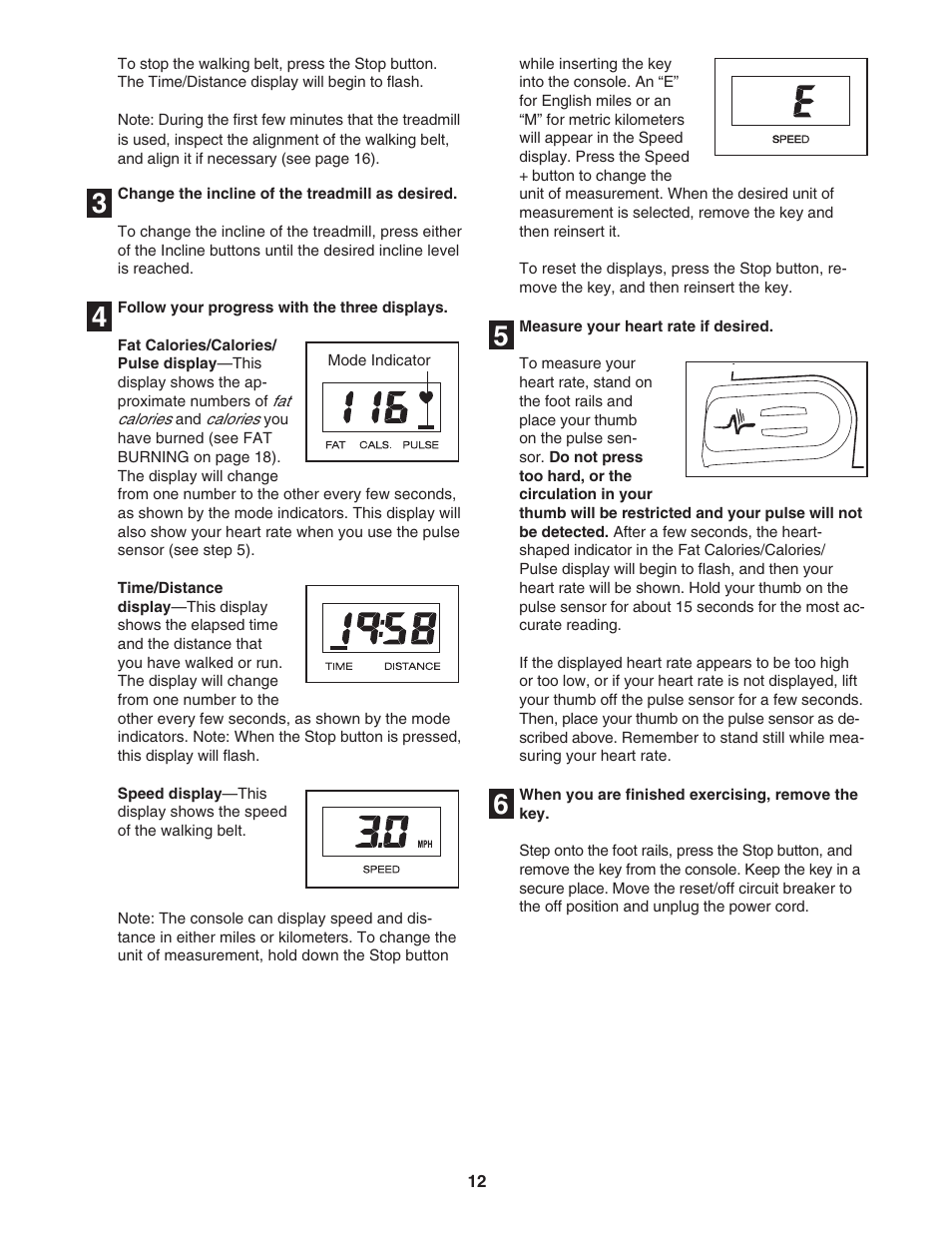 ProForm 505s User Manual | Page 12 / 22