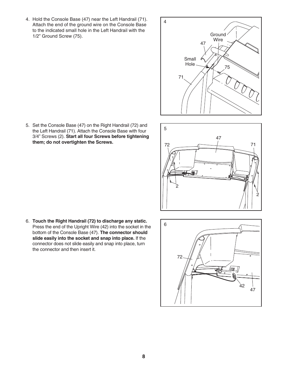 ProForm 505s User Manual | Page 8 / 22