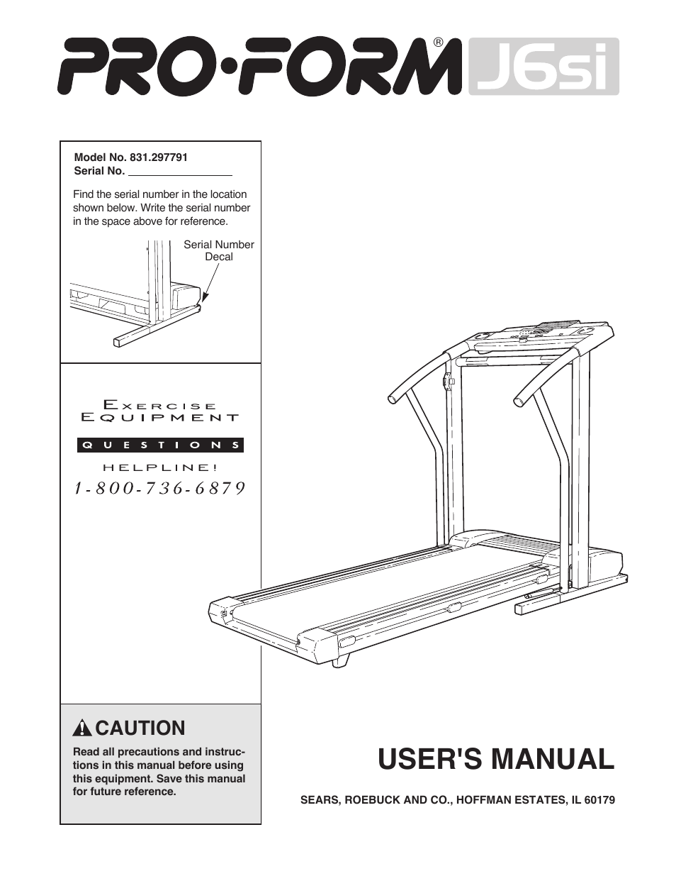 ProForm 831.297791 User Manual | 22 pages