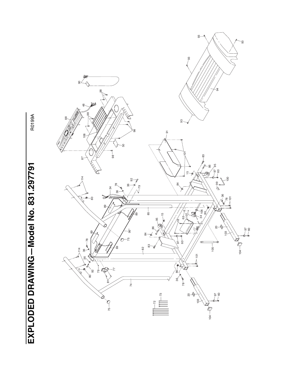 R0199a | ProForm 831.297791 User Manual | Page 21 / 22