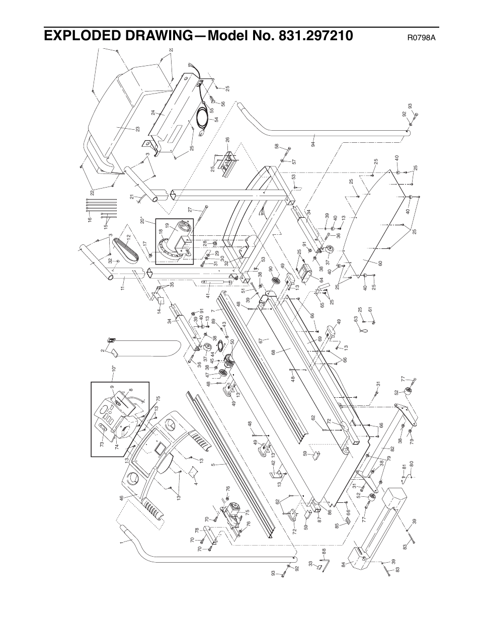 R0798a | ProForm Power Incline 831.29721 User Manual | Page 17 / 18