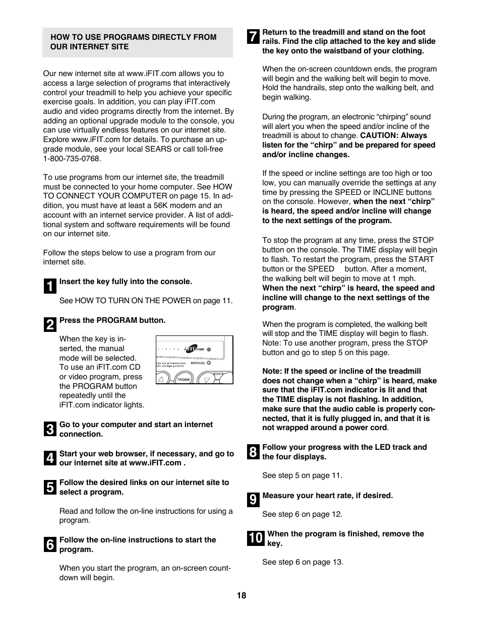 ProForm 831.299481 User Manual | Page 18 / 30