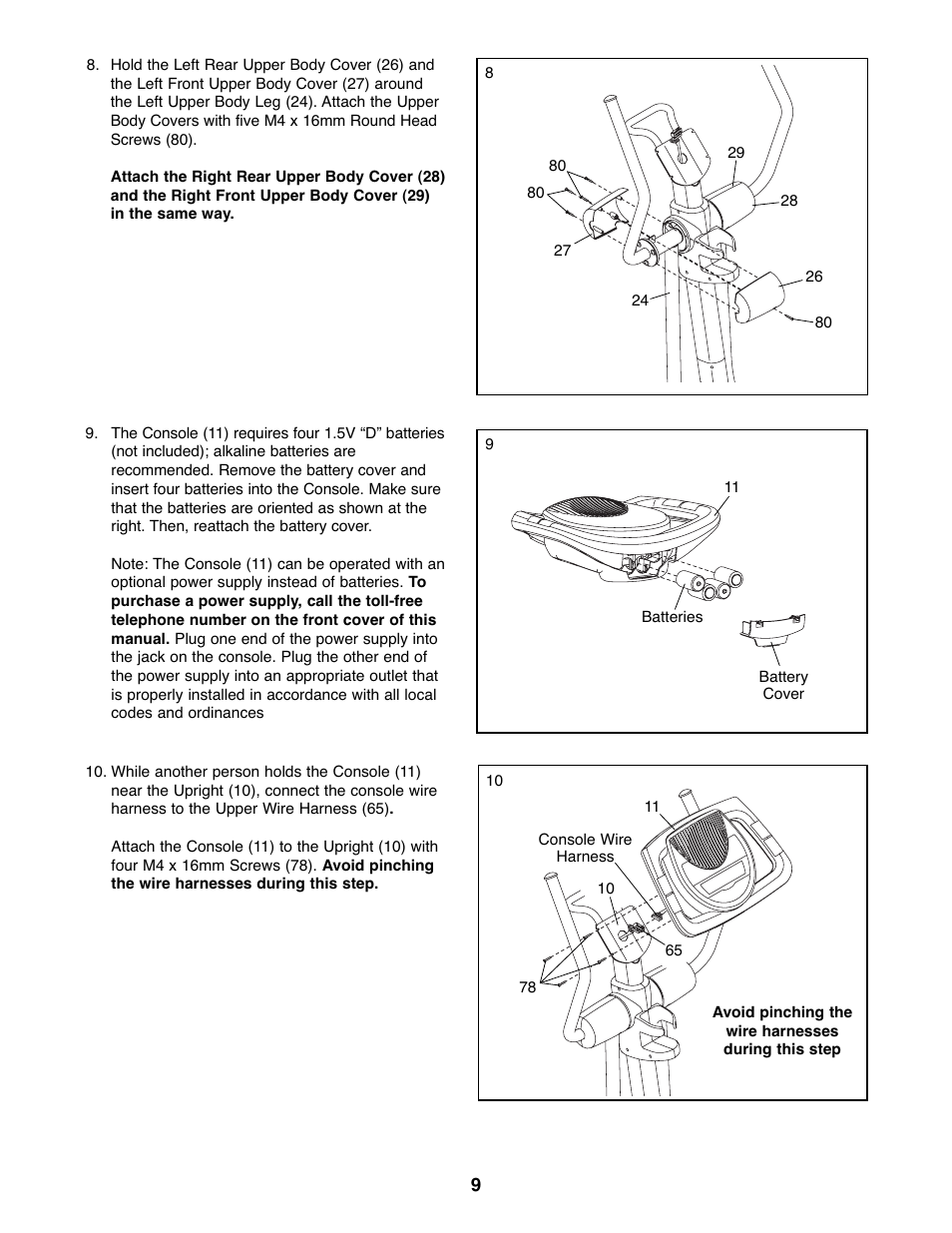 ProForm SPACE SAVER PFEL59107.0 User Manual | Page 9 / 28
