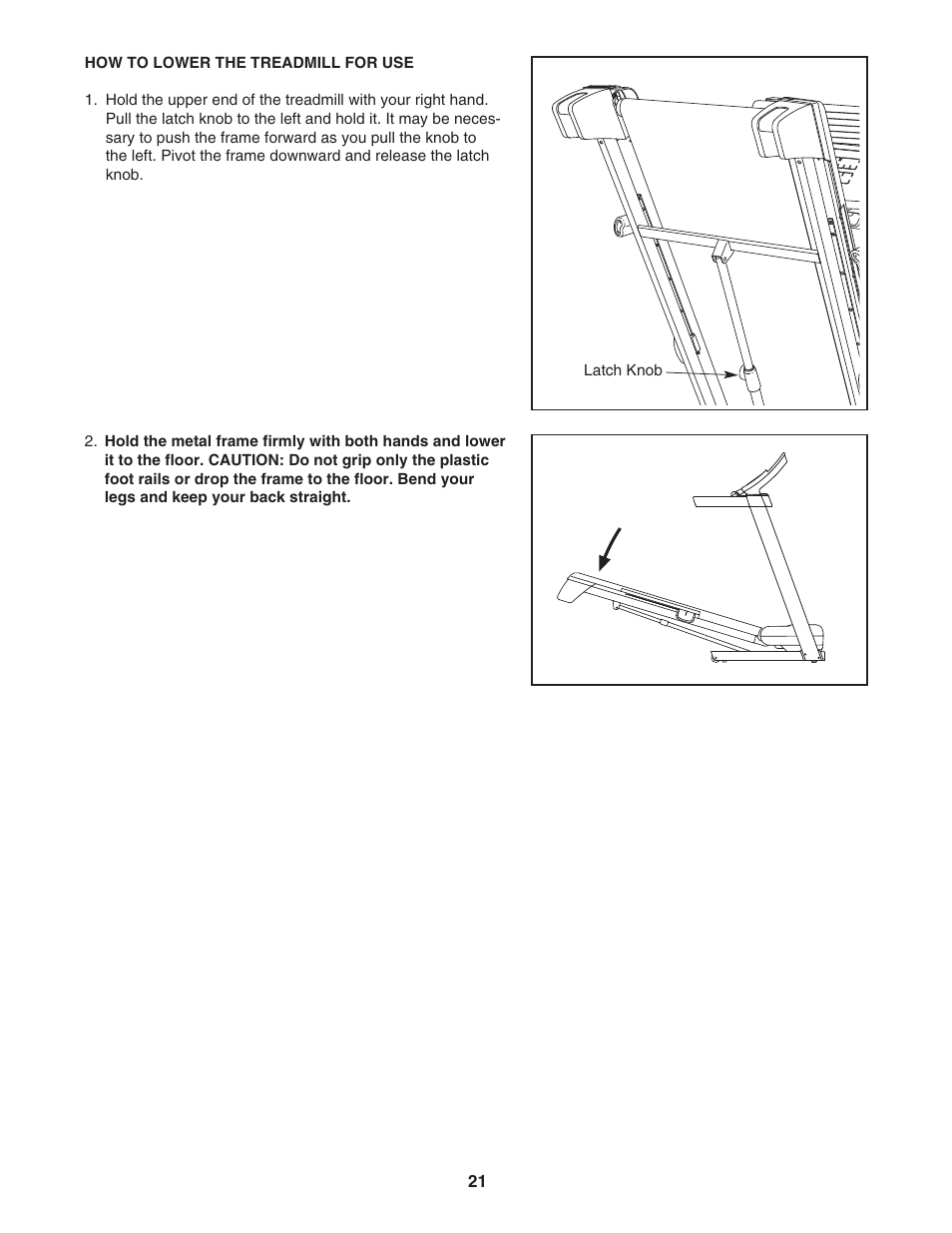 ProForm Competitor PFTL99007.0 User Manual | Page 21 / 32