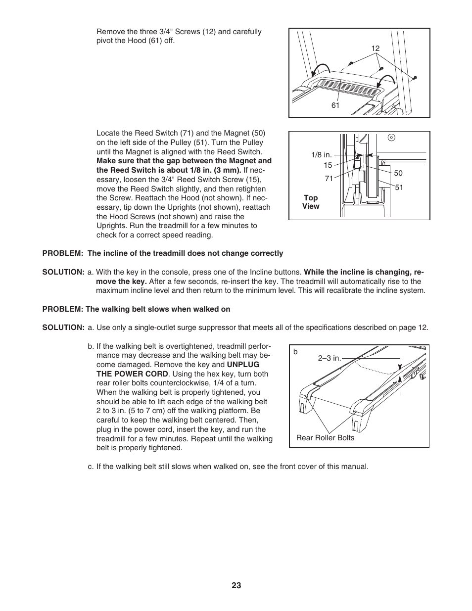 ProForm Competitor PFTL99007.0 User Manual | Page 23 / 32