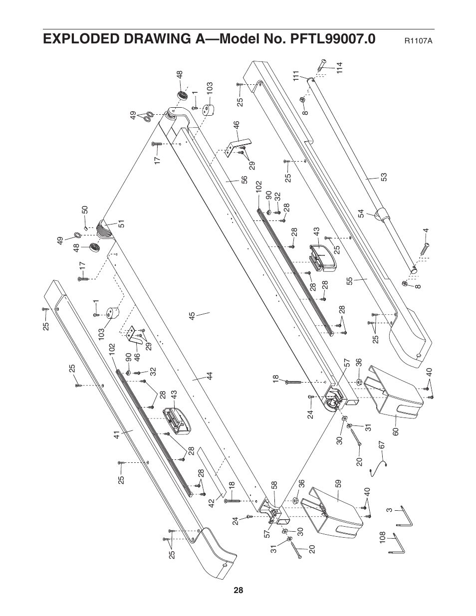 ProForm Competitor PFTL99007.0 User Manual | Page 28 / 32