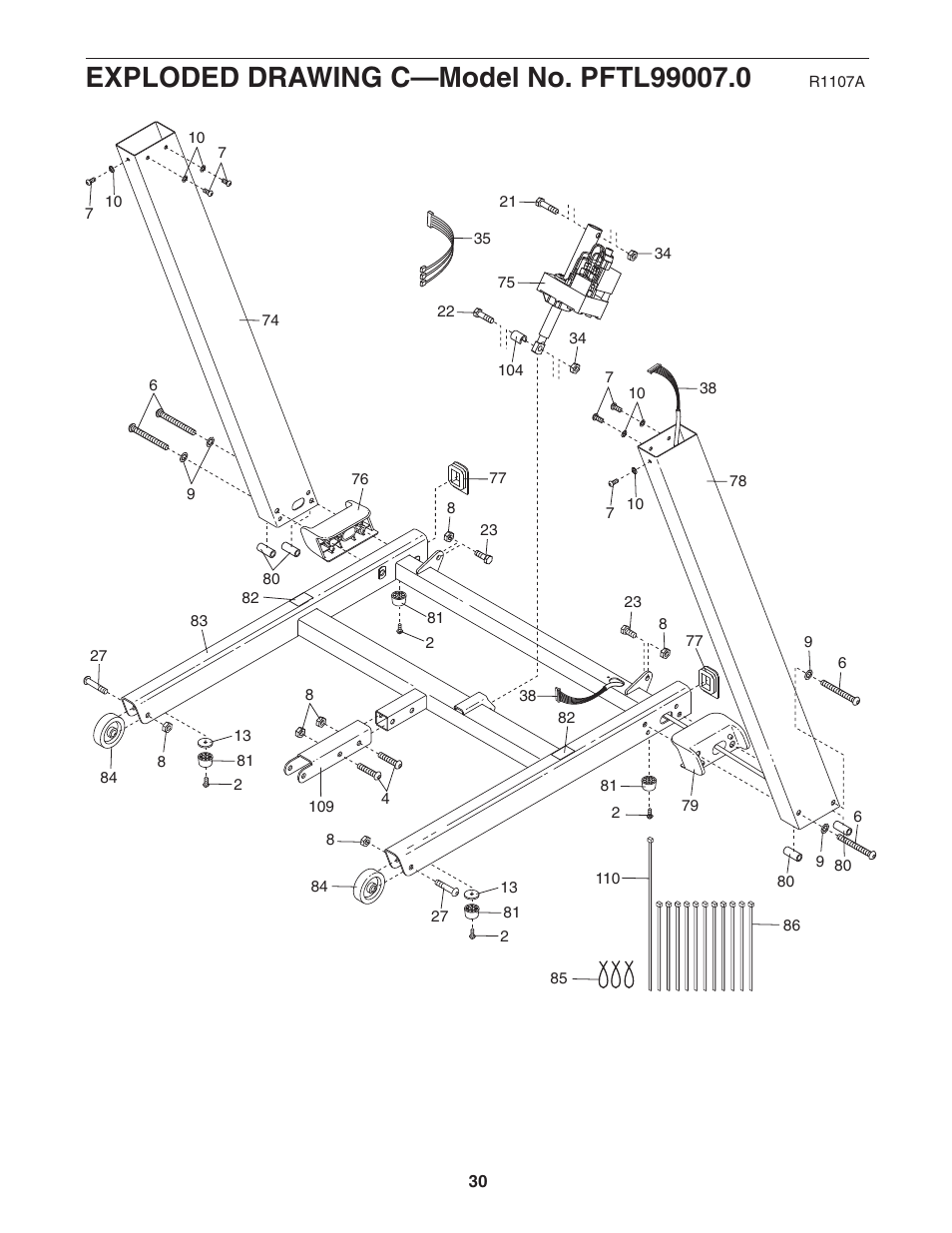 ProForm Competitor PFTL99007.0 User Manual | Page 30 / 32