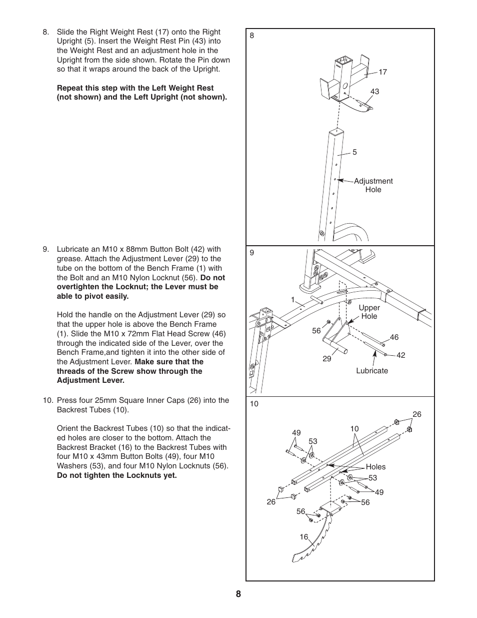 ProForm 831.150320 User Manual | Page 8 / 19