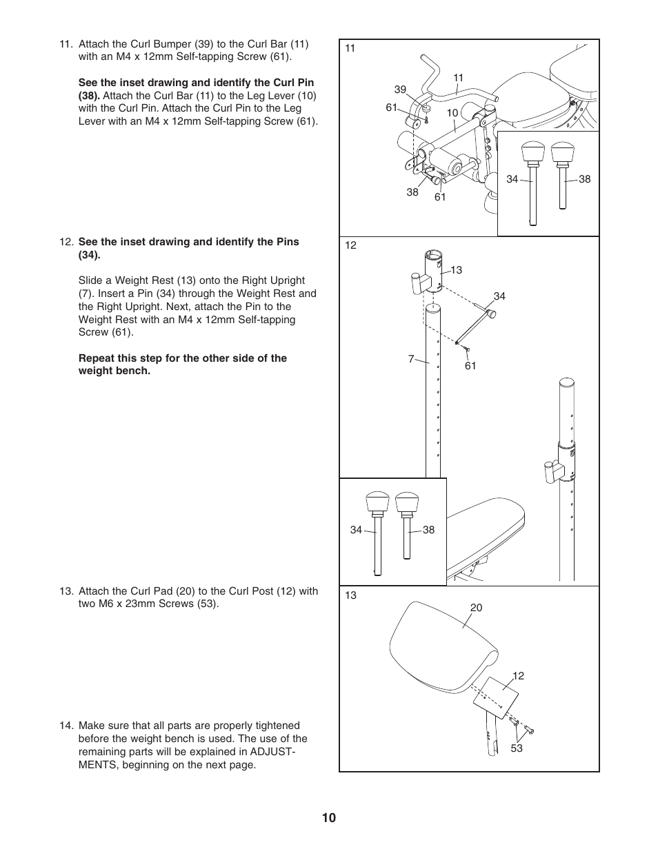 ProForm PFBE1516.0 User Manual | Page 10 / 20