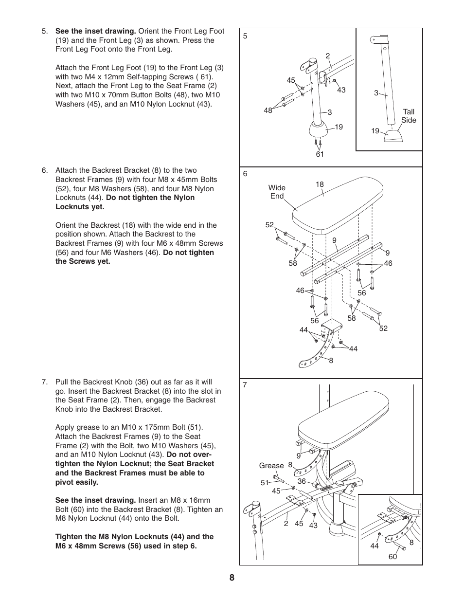 ProForm PFBE1516.0 User Manual | Page 8 / 20