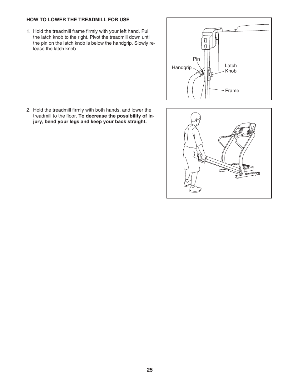 ProForm 530 User Manual | Page 25 / 34